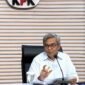 Konferensi pers KPK yang mengungkap penggunaan rekening office boy, cleaning service, dan keluarga untuk menampung uang hasil pemerasan izin tinggal WNA melibatkan Silmy Karim