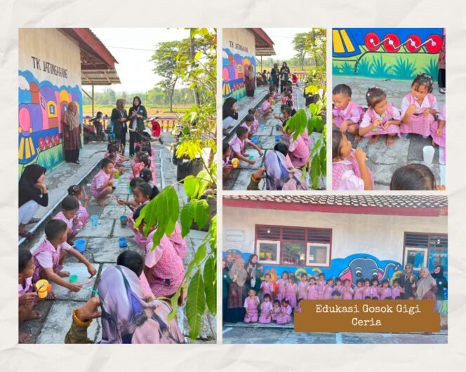 
					Mahasiswa KKN-T INDONUSA Gelar Edukasi Gosok Gigi Ceria di TK Jatingarang