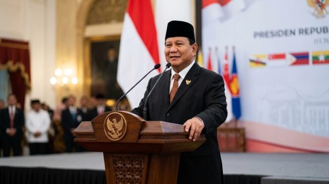 
					Prabowo Tegaskan Kepemimpinan Kerja Nyata dan Menepis Retorika Kosong