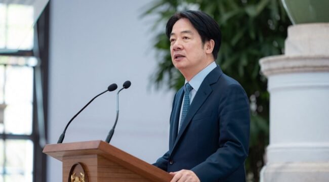 (KANTOR KEPRESIDENAN TAIWAN via AFP)