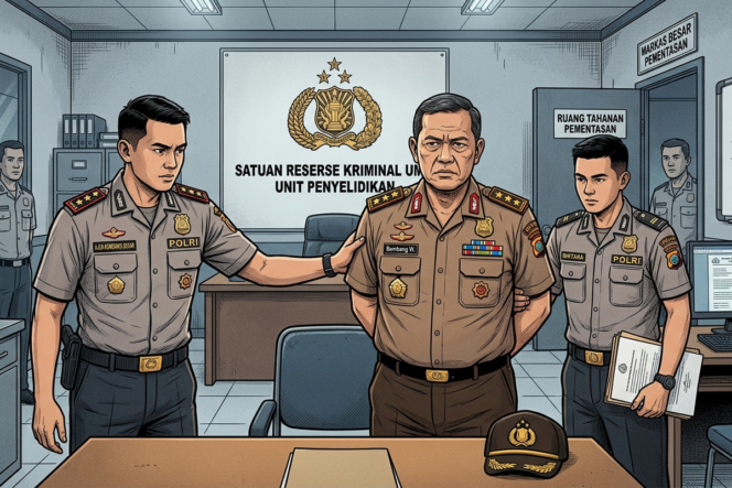 
					Tragedi di Markas, Bharada Andika Tembak Mati Seniornya Bharatu Laurentius