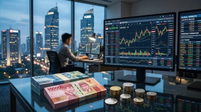 
					Rupiah Melemah, Dollar Singapura Tembus Rp 14.141 Hari Ini