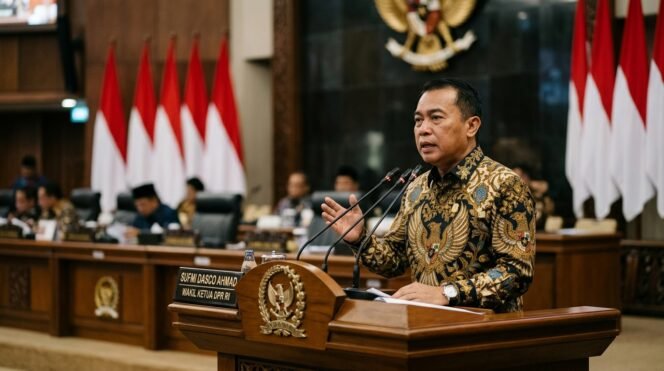 
					Sufmi Dasco Ahmad Respons Keluhan Malaysia dan Singapura Soal Kabut Asap