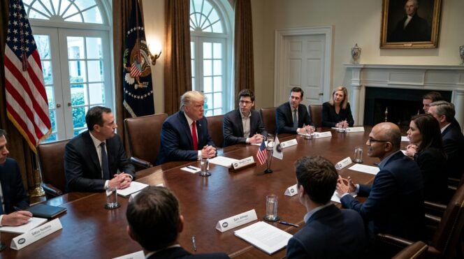 
					Trump dan Para Pemimpin AI Capai Kesepakatan Strategis Terkait Infrastruktur Energi
