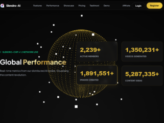 landing page slendro ai (www.slendro-ai.com)