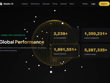 landing page slendro ai (www.slendro-ai.com)